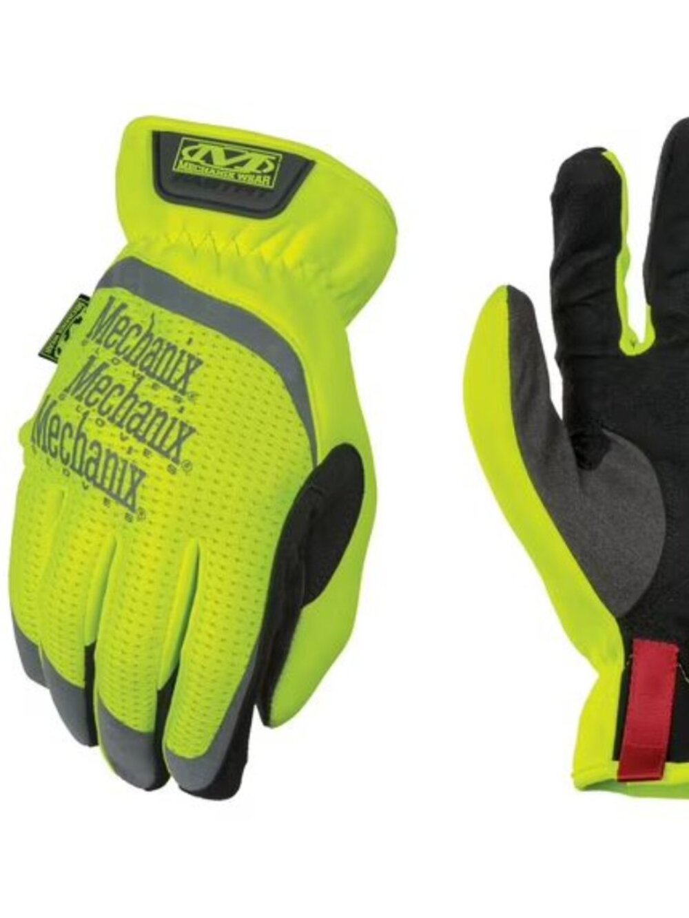 Mechanix Wear SFF-91-009 Hi-Viz Yellow Safety FastFit® Gloves Size M